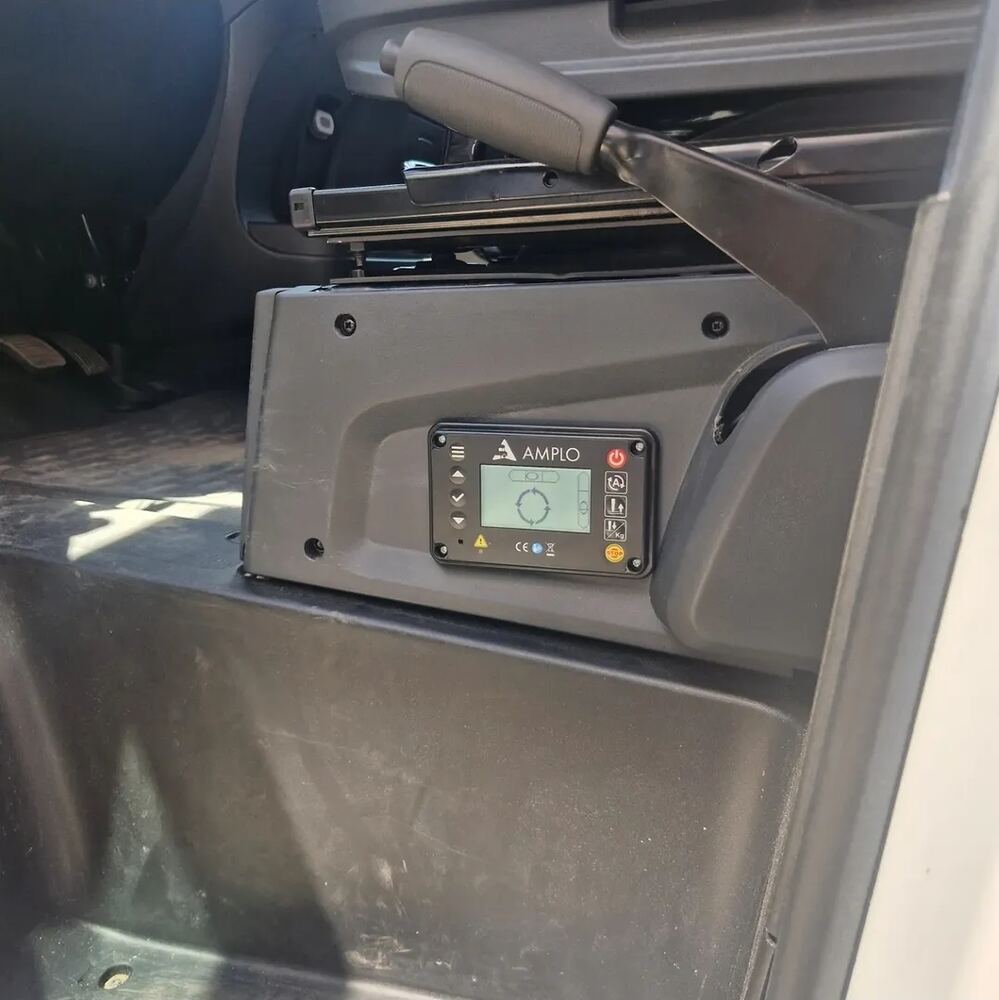 Amplo bedieningspaneel met display voor de weegfunctie